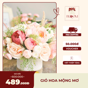 Giỏ Hoa Mộng mơ