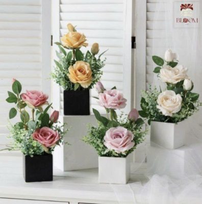 Hoa để bàn tiếp khách-tứ hoa